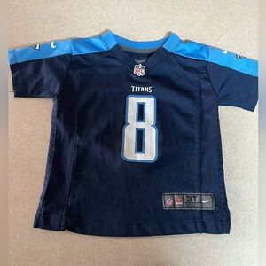 NFL Nike Tennessee Titans Toddler 3T Football Jersey #8 Marcus Mariota Blue